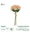 GloboStar® Artificial Garden SALMON PINK HYACINTH BOUQUET 21355 Τεχνητό Διακοσμητικό Μπουκέτο Ροζ Υάκυνθος Y30cm